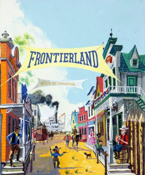 adventurelandia:Let’s Build Disneyland (1956) original artwork