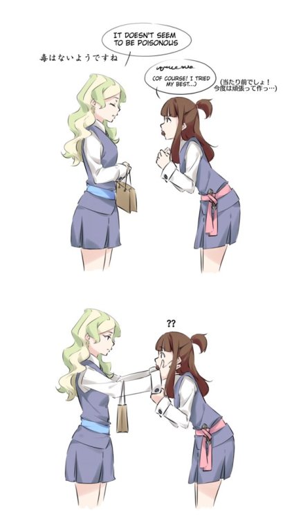 kurocatworld:By Seren_LWA‏ @seren_lwa Source: twitter