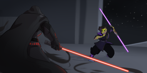 rondoel:Various scenes from star wars AU