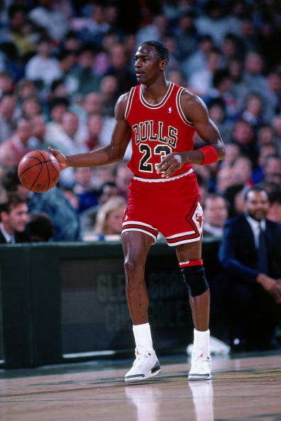 Michael Jordan Wearing Jordan 3