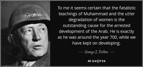 General George Patton telling it how it is.