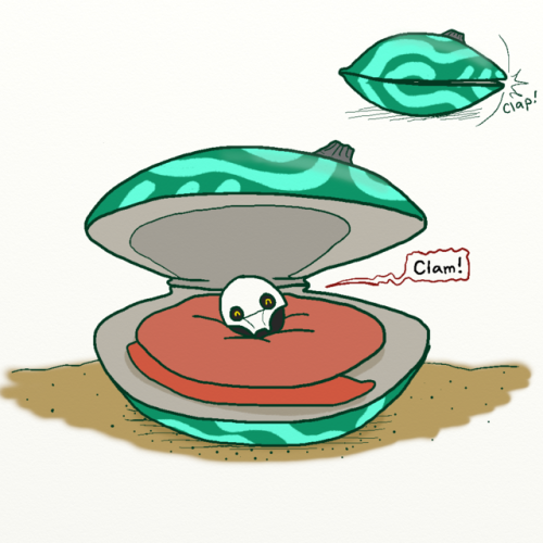 ketrinadrawsalot:Doodle Time: Clem clem clam