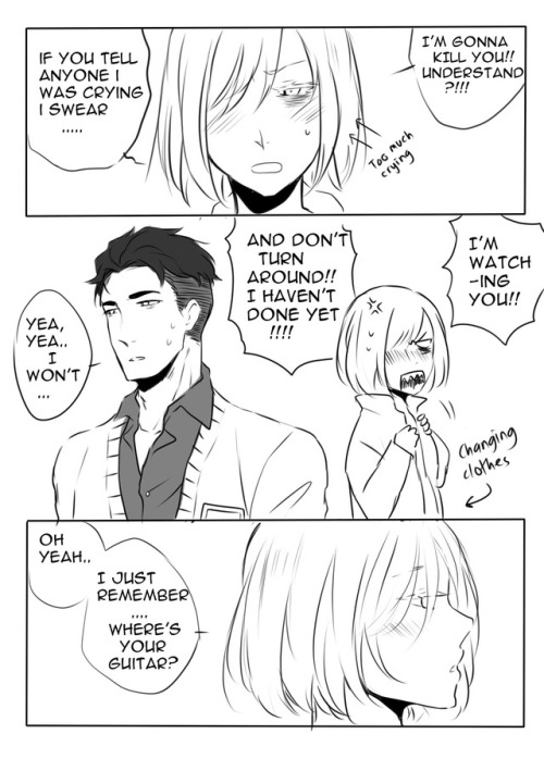 iamatrashfan:OtaYuri BandBallerina!AU Chapter 6Otabek’s...