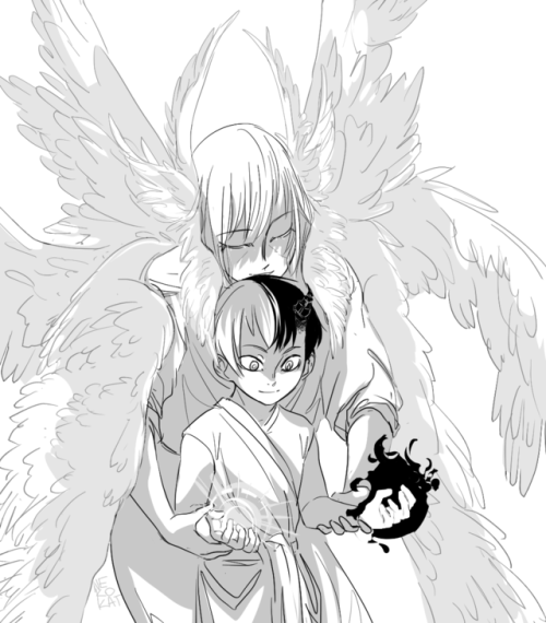 nekokat42:so i have this AU where Shouto is a half-demon...