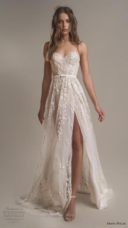 (via Arava Polak 2019 Wedding Dresses — “Winds of Blossom”...
