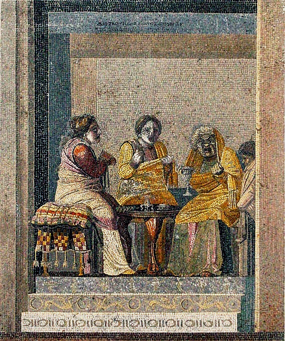 signorformica:
“ Consultation with a witch. Roman mosaic from the House of Cicero, Pompeii ~ ca.100 BC Museo Archeologico Nazionale di Napoli • via Bibliothèque Infernale on FB
”