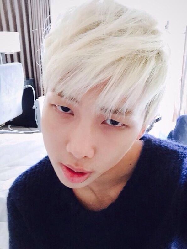 namjoon x blonde hair - saltysugabts