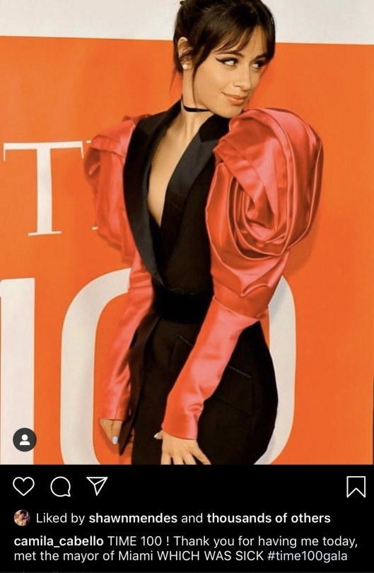 Shawn liked Camila’s posts about Time 100 Next and ROTY at the Latin Grammys