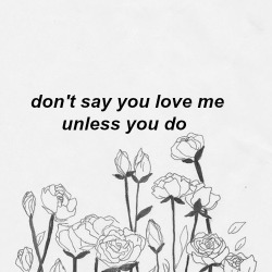 Don T Say You Love Me Lyrics Tumblr
