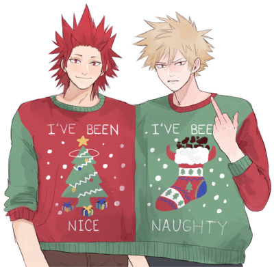 my hero academia christmas jumper