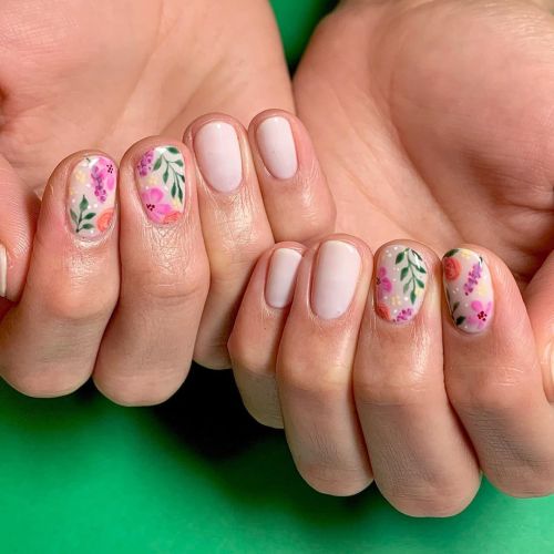 Watercolor-ish florals for miss @latinkay over @cndworld White...