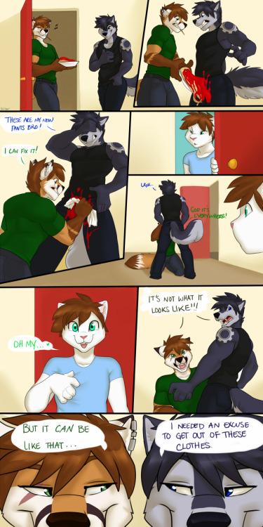 furry-gay-comics:“Makin’ Messes” by...