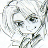 Icon of Link, from Majora's Mask concept art featured in Hyrule Historia.