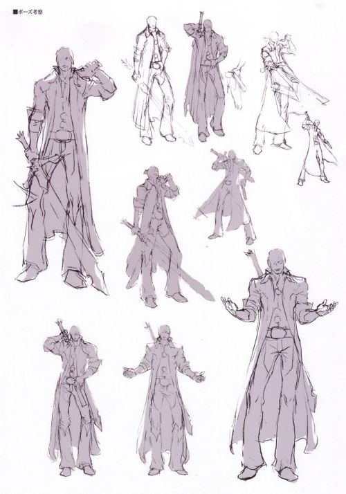 hulk-butter-buster:Dante -  Concept Art For Devil May Cry...