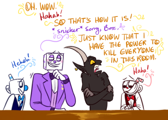 King Dice if the devil see you sitting at his office chair will he kill you  ? – SpaceAceKaiju Tumblr