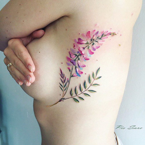 culturenlifestyle:Dainty & Ethereal Floral Tattoos by Pis...