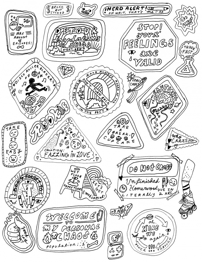 saturday printable stickers attention these mini rookie rookiemag