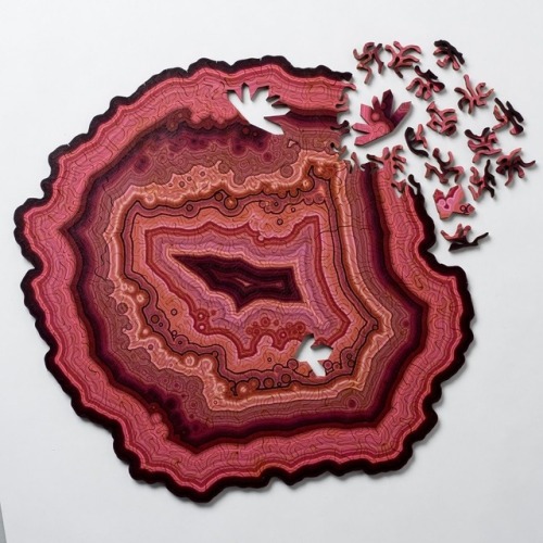 mymodernmet:Every One of These Geode-Inspired Jigsaw Puzzles...