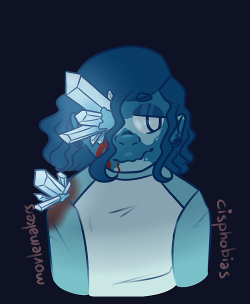 movlemakers:goretober day 5: crystalstold you i’d fall behind...