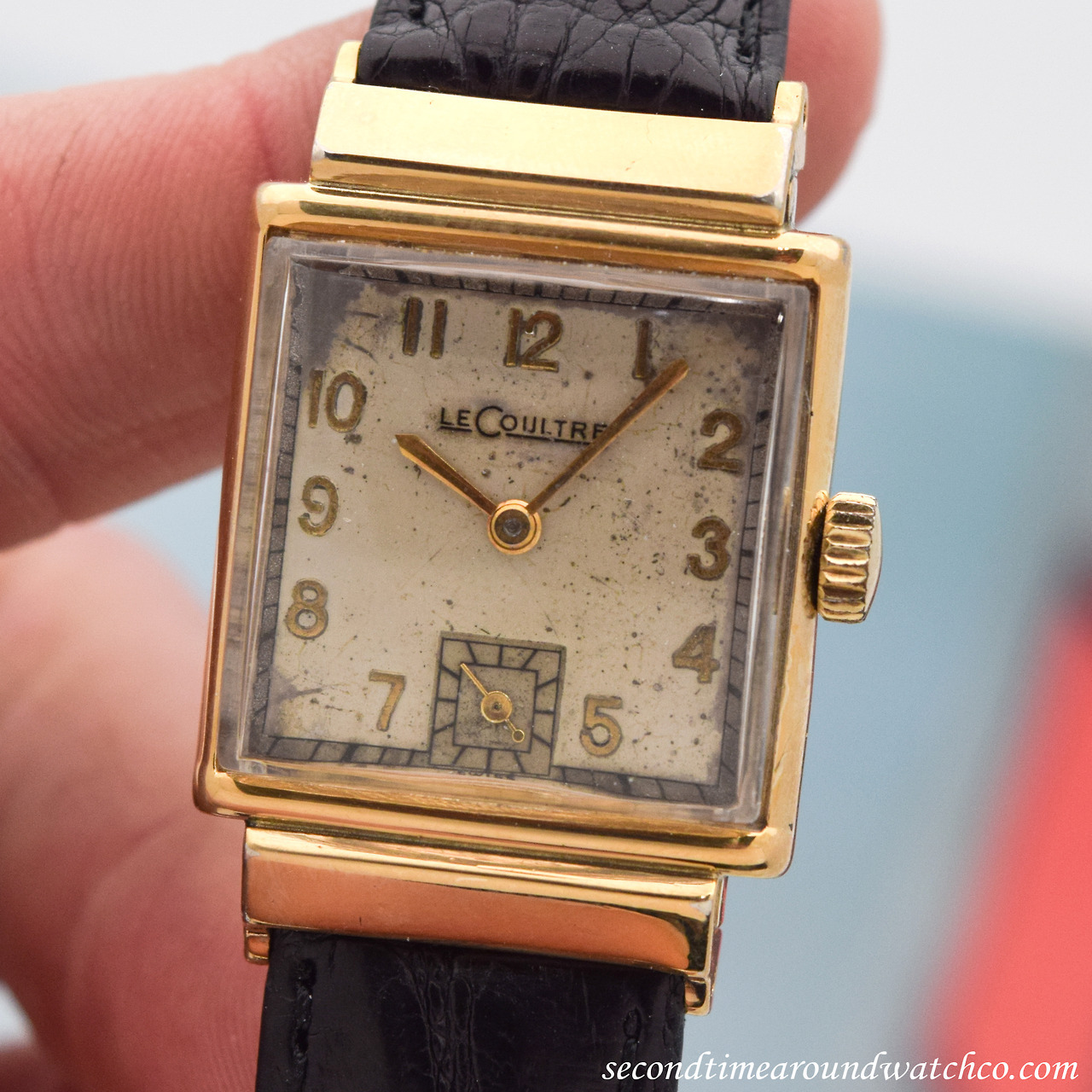 Second Time Around Watch Company — A 1940’s era Jaeger LeCoultre square ...