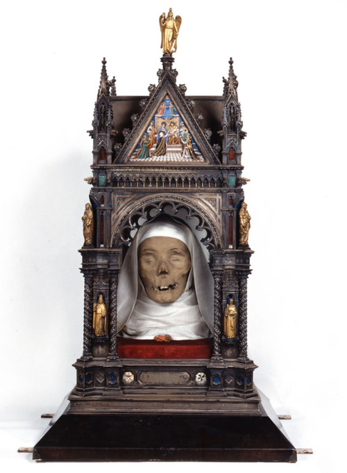 lucysskeleton:Head of Saint Catherine of Siena (1347-1380)