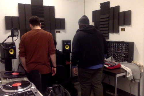 jerronpg:Cuttin’ up in the Sound studio, creating some cool...