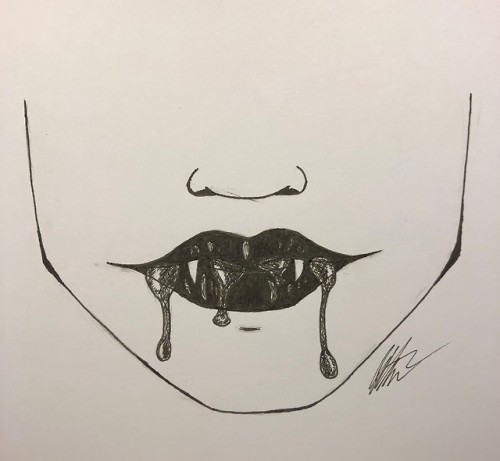 ineedmorecoke:Inktober 2018 Day 6: Drooling