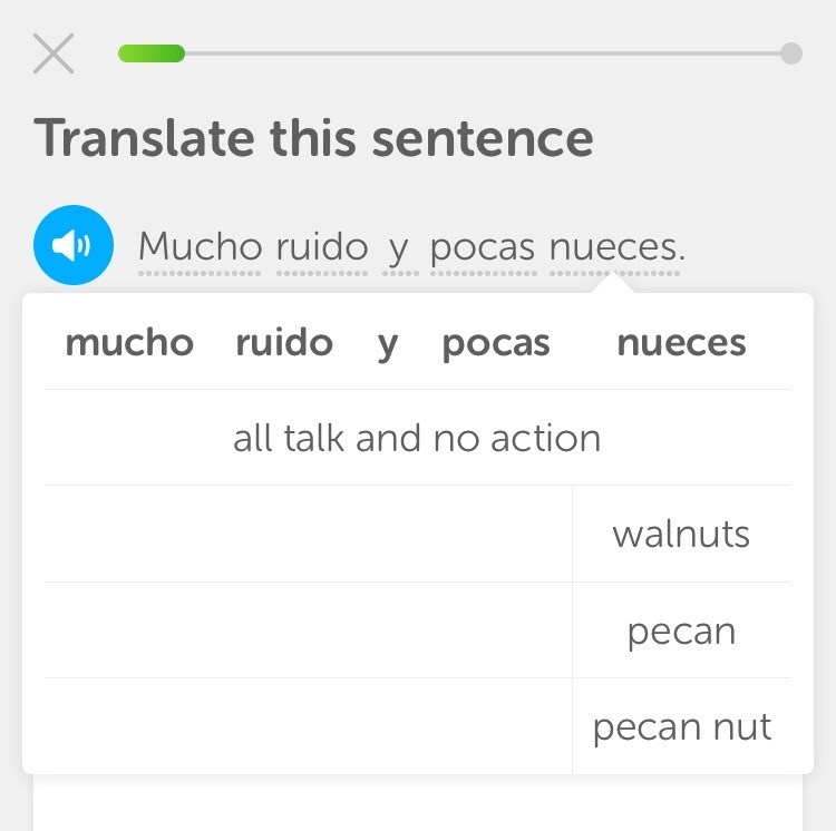 just translate to spanish