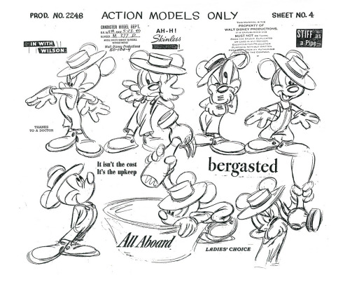 Model Sheets for Mickey Mouse : Disney Concepts & Stuff