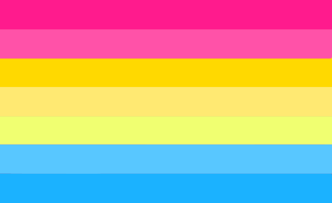 custom pride flag on Tumblr