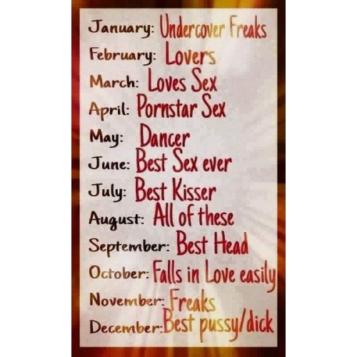 krissy-lusciousrose1:November (freaks) tell me your month...