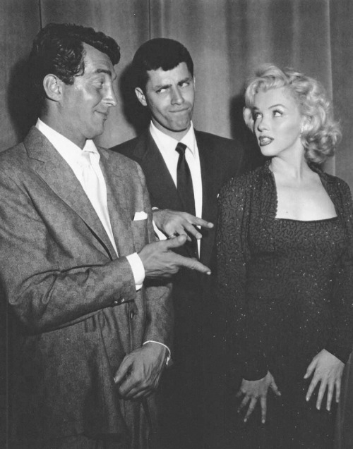 boomerstarkiller67:Dean Martin, Jerry Lewis and Marilyn Monroe...