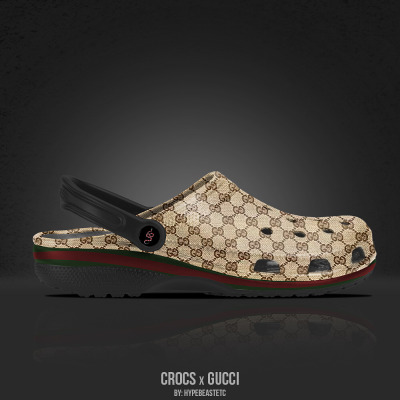 gucci and crocs