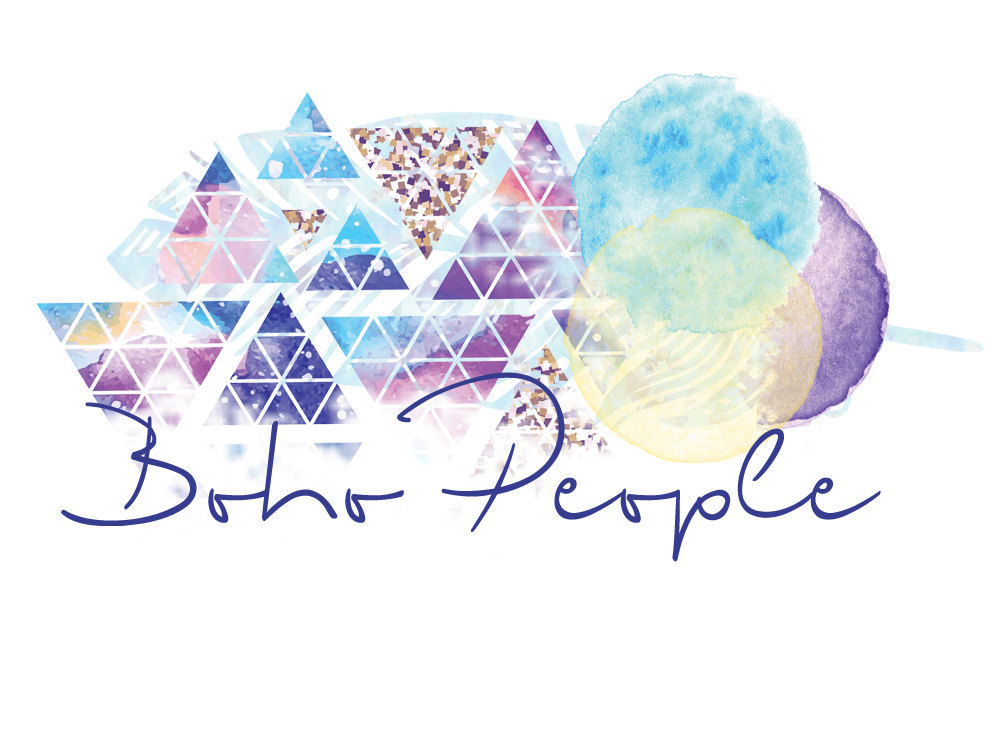 Gypsy Soul Design Co Boho People Logo Premade Logo 