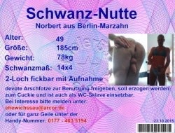 sexsau:Norbert die Schwuchtelsau schafft es nicht seine Ehesau...