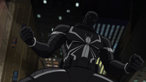 superheroes-or-whatever:Agent Venom in Ultimate Spider-Man