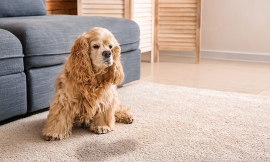 how to get dog urine smell out of the carpet
