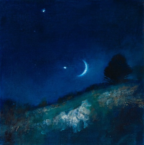 huariqueje:Malvern Nocturne: Venus, Jupiter and the Crescent...