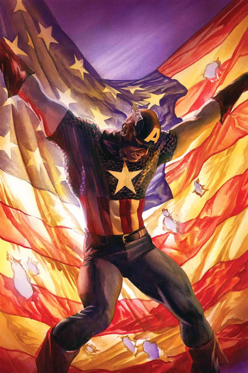 marvelheroes:Captain America Vol 9 #1-5 Covers by Alex Ross