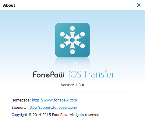 download the new FonePaw iOS Transfer 6.0.0