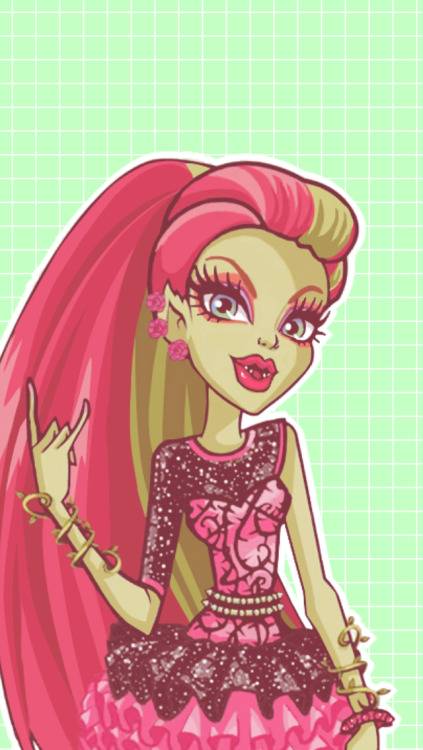 praxinas:more monster high phone wallpapers! feel free to...