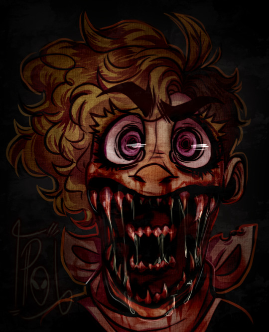 Withered Chica Fanart [Warning Gore]