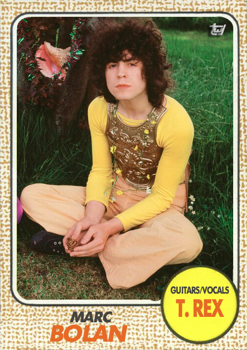 Marc Bolan 1968 Topps 2020 Rock Hall of Fame T Rex