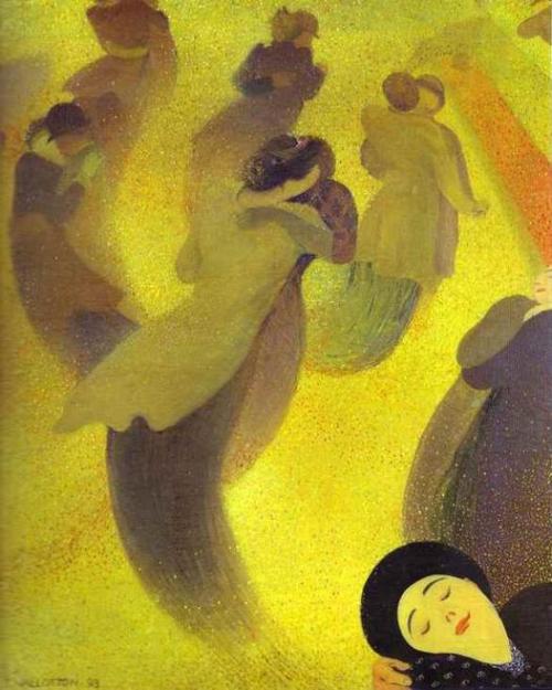 artist-vallotton:The Waltz, Felix VallottonMedium:...