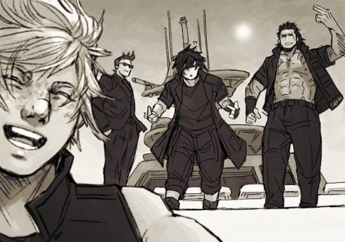 crimson-sun:FFXV Twitter dump!The Gladio/Noct was a gift for...