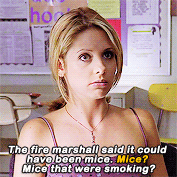 watcherspet:Buffy Summers + blonde moments