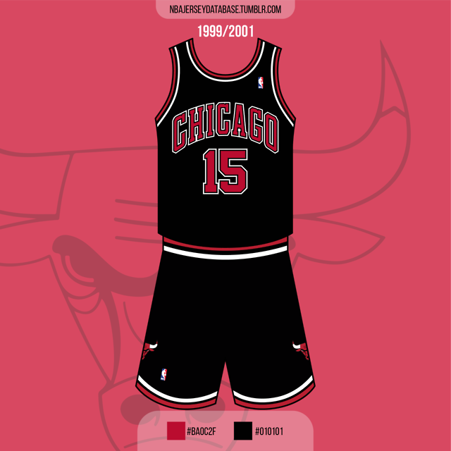 Nba Jersey Database — Chicago Bulls Alternate Jersey 1999 2001 4414