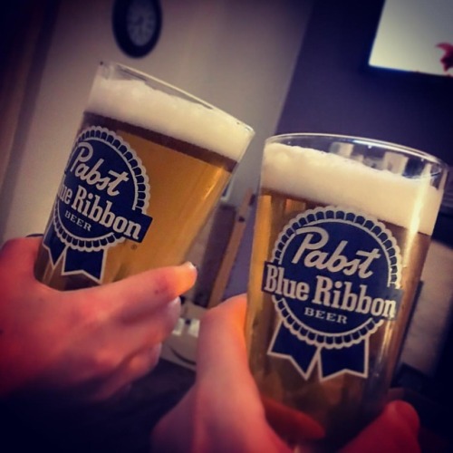 Oh what a night #Pabst #pabstblueribbon #beer #lager #booze...