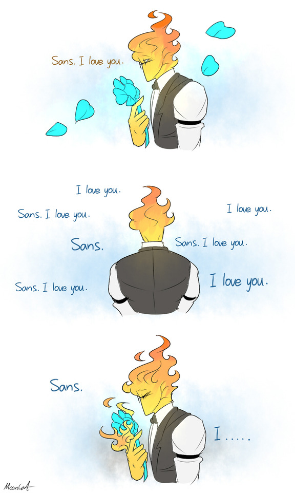 I Have Seen What You Are — Lovelorn 5 Grillby And Little Sans Im 5886