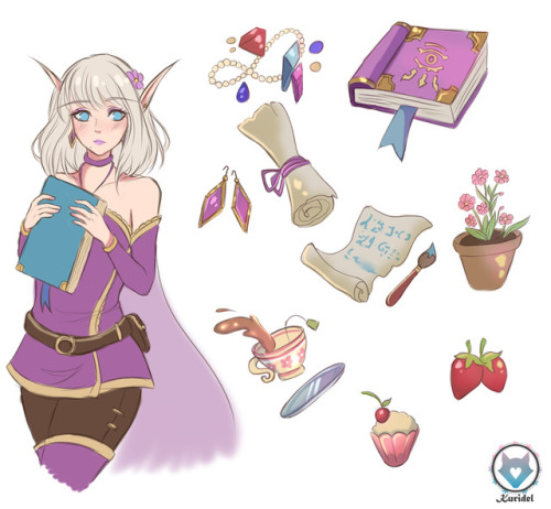 kuridelblack:My mage Kuridel ^__^ I play her on Sanguino EU,...